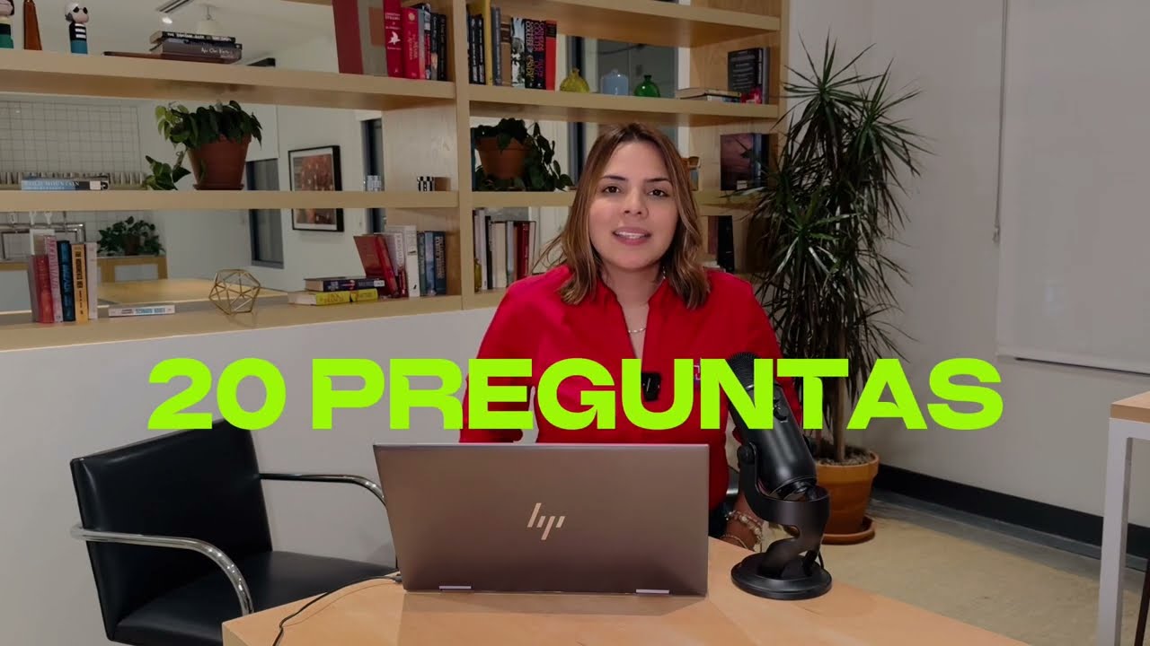 Ivana Lagonell durante un video educativo sobre el Mercado de Salud